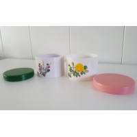 Vintage voorraad potjes